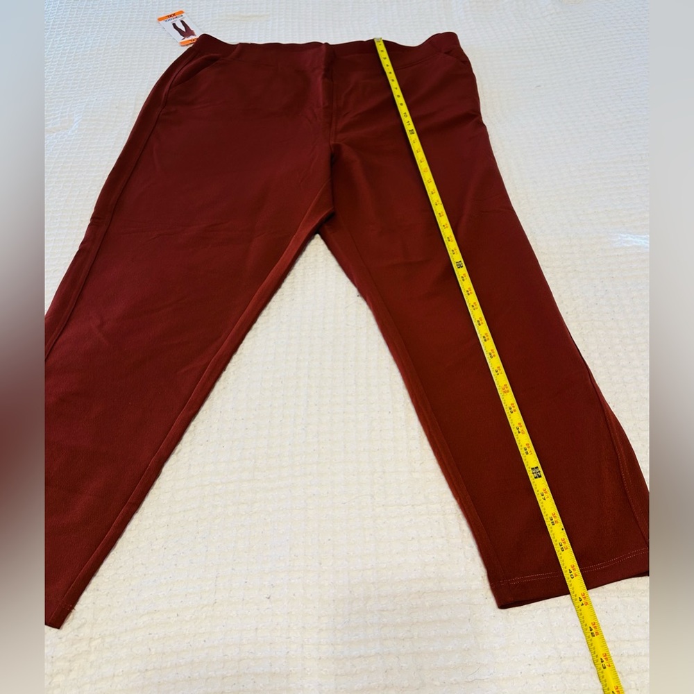 32 Degrees Cool Pants Adult XXL Brown Pull-On Pockets Athletic Womens - Picture 4 of 8